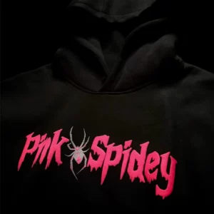 Pink Spidey Regular Fit Hoodie